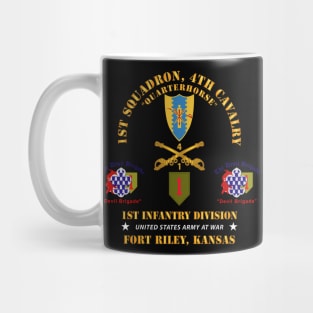 1st Squadron, 4th Cavalry - 1st Inf Div - Devil Bde - Ft Riley, KS X 300 Mug